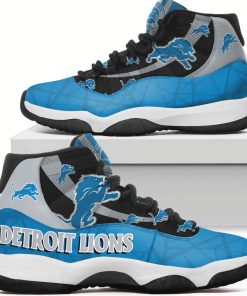 Detroit Lions Logo New Air Jordan 11 XI Sneakers Shoes PK268