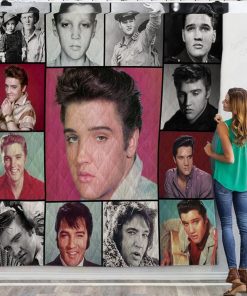 Elvis Presley Evolution Of An American Icon Quilt Blanket