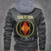 Gilera Black Motorcycle Leather Jacket