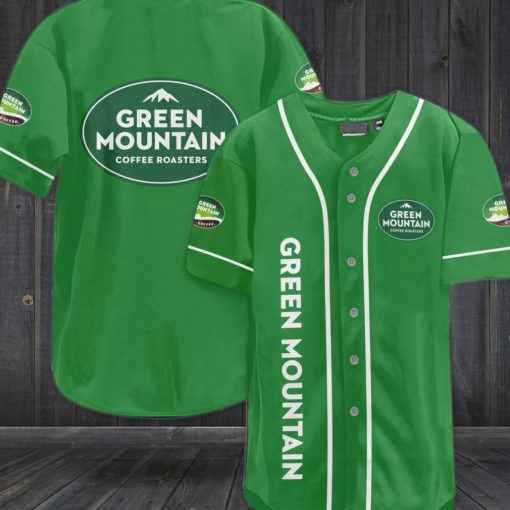 Green Mountain Coffee Roasters Baseball Jersey – Green