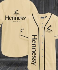 Hennessy Cognac Baseball Jersey – Beige