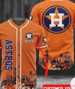Houston Astros Punisher Skull Baseball Jersey Shirt 11
