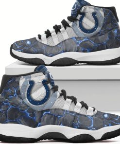 Indianapolis Colts Logo Lava Skull New Air Jordan 11 XI Sneakers Shoes PK284