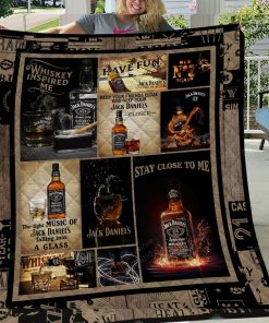 Jack Daniel's Whiskey Quilt Blanket