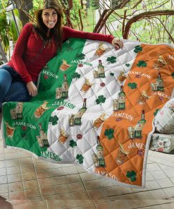 Jameson Irish Whiskey Quilt Blanket   St. Patrick’s Day