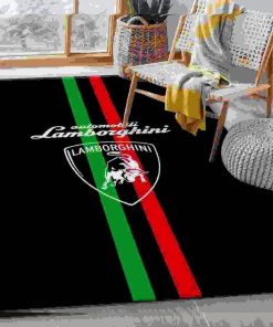 Lamborghini Area Rug Bedroom Rug, Gift For Fan Rug Home Decor Floor Decor