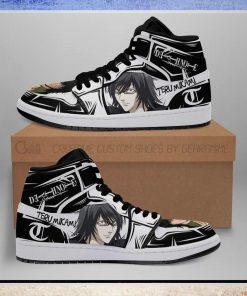 Light Teru Mikami Boots Custom Death Note Anime Air Jordan Shoes Sport Sneakers