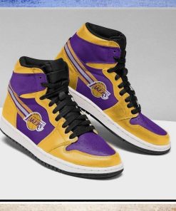 Los Angeles Lakers Nba Basketball Air Jordan Shoes Sport Sneakers