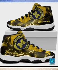 Michigan Wolverines Custom Name Air Jordan 11 Shoes Sneakers For Mens Womens Personalized Gifts For NCAA Fans