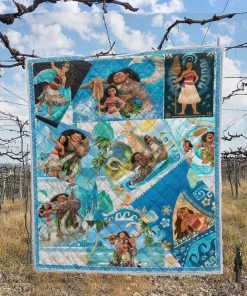 Moana and Maui Quilt Blanket
