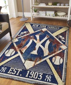 New York Yankees Living Room Area Rug 55