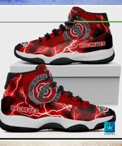 Ohio State Buckeyes Custom Name Air Jordan 11 Shoes Sneakers For Mens Womens Personalized Gifts For NCAA Fans