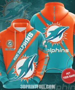 Personalized Miami Dolphins MD Hoodie 3D