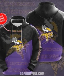 Personalized Minnesota Vikings MV Hoodie 3D