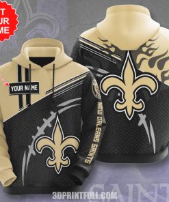 Personalized New Orleans Saints NOS 1 Hoodie 3D