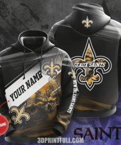 Personalized New Orleans Saints NOS 2 Hoodie 3D