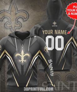 Personalized New Orleans Saints NOS Hoodie 3D
