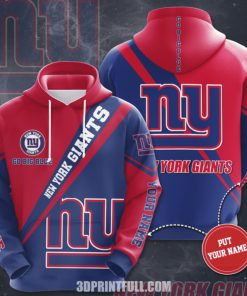 Personalized New York Giants NYG 3 Hoodie 3D