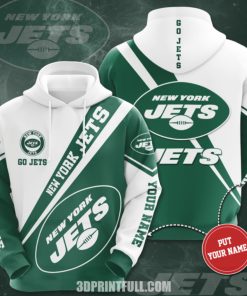 Personalized New York Jets NYJ 1 Hoodie 3D