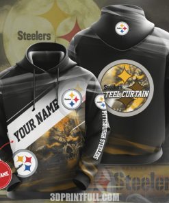 Personalized Pittsburgh Steelers PS 3 Hoodie 3D