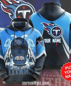 Personalized Tennessee Titans Logo Hoodie 3D