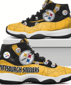 Pittsburgh Steelers Logo New Air Jordan 11 XI Sneakers Shoes PK256