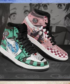 Tanjiro and Nezuko Sneakers Custom Demon Slayer Anime Shoes