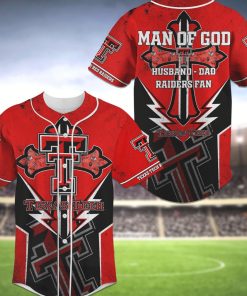 Texas Tech Red Raiders Ncaa3 Baseball Jersey Shirt Man of God