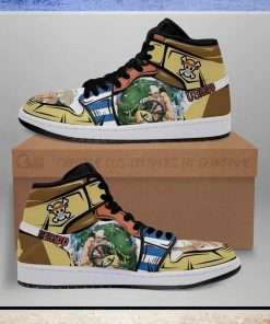 Usopp Sneakers Custom Anime One Piece Shoes Fan Gift Idea