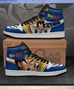 Vegeta Over 9000 Sneakers Custom Dragon Ball Anime Shoes