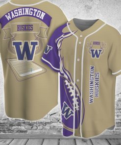 Washington Huskies Ncaa1 Baseball Jersey Shirt Classic
