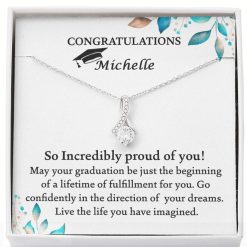 College Graduation Gift For Your Girlfriend Class Of 2022 Necklace