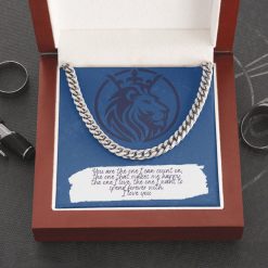 Cuban Link Chain Necklace Gift Boyfriend Graduation With Luxury Box