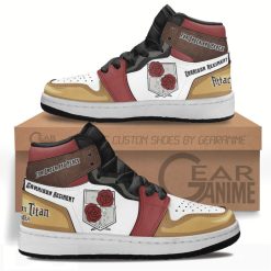 Garrison Regiment Kids Sneakers Custom Attack On Titan Herlayprint Kids Shoes