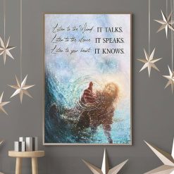 Listen To The Wind It Talks God poster