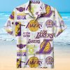 Los Angeles Lakers Vintage Hawaiian Shirt 3D All Over Print, Men, Women, Unisex, Model 714