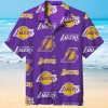 Los Angeles Lakers Vintage Hawaiian Shirt 3D All Over Print, Men, Women, Unisex, Model 721