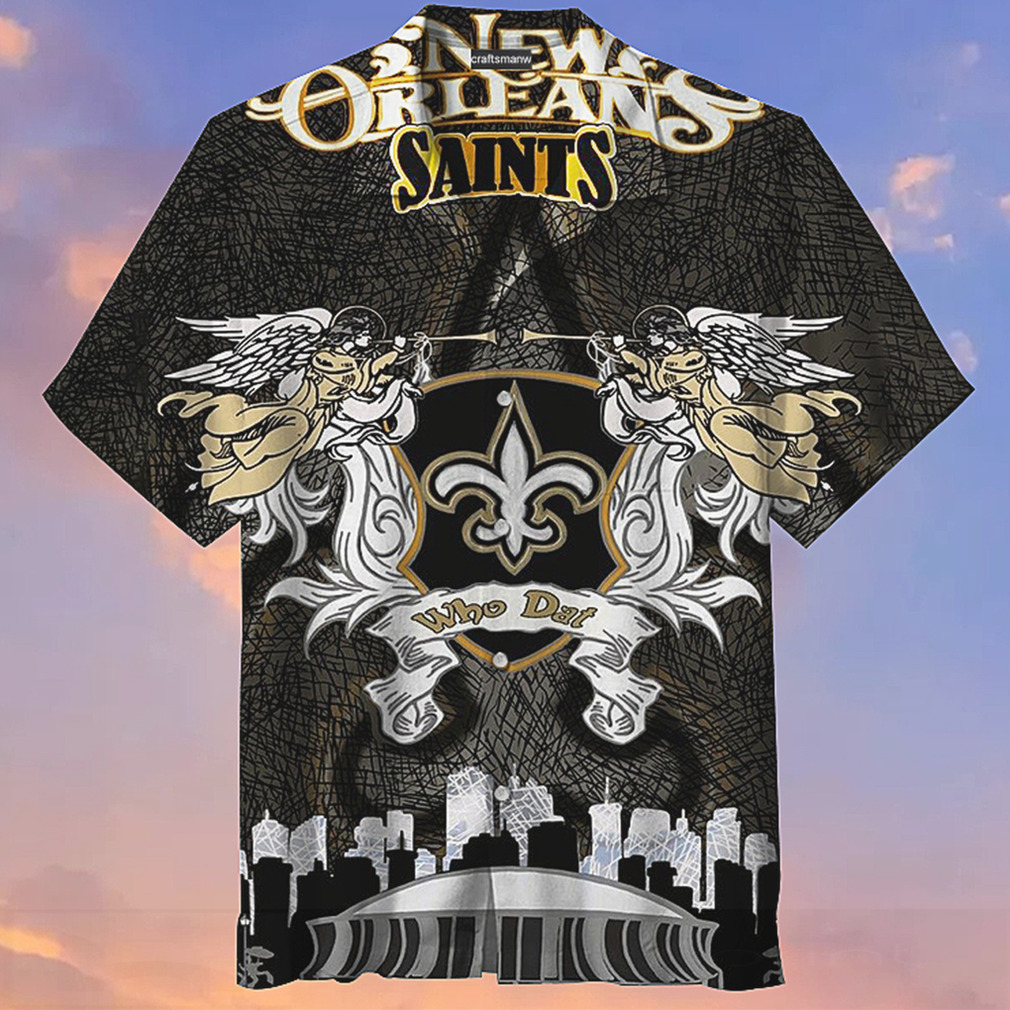 Love My Saints Unisex Hawaiian Short Sleeve Shirt 3D All Over Print, Men, Women, Unisex, Model