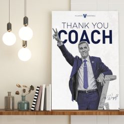 Thank You Coach Jay Wright After 21 Year Villanova Mens Basketball Poster Canvas