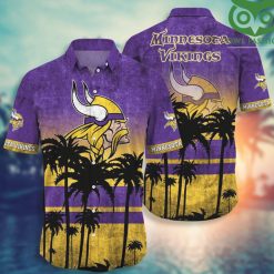 Minnesota Vikings NFL palm trees Hawaii Shirt Short Style