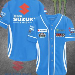 Monster Energy Suzuki Racing Baseball Jersey