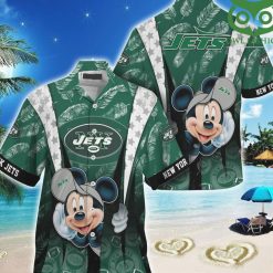 New York Jets Mickey Hawaiian Shirt