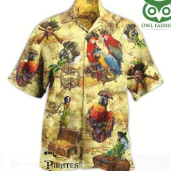 Parrots Amazing Pirate Parrots Limited Hawaiian Shirt