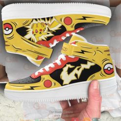Pikachu Thunderbolt Pokemon Anime High Air Force Sneaker
