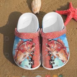 Red snapper Crocband Clogs