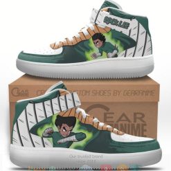 Rock Lee Eight Gates Naruto Anime High Air Force Shoes