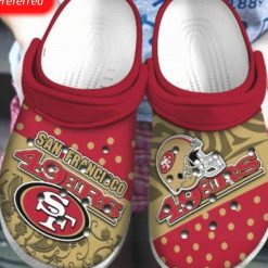 San Francisco 49ers Clog Crocs Crocband Shoes, Men, Women, Model