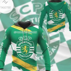 Sporting Lisbon Portugal Green Hoodie