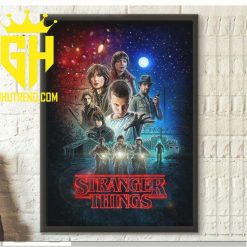 Stranger Things Season 4 Official Poster Canvas Frame