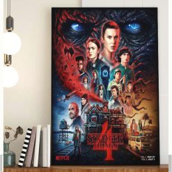Stranger Things Season 4 Official Poster Canvas